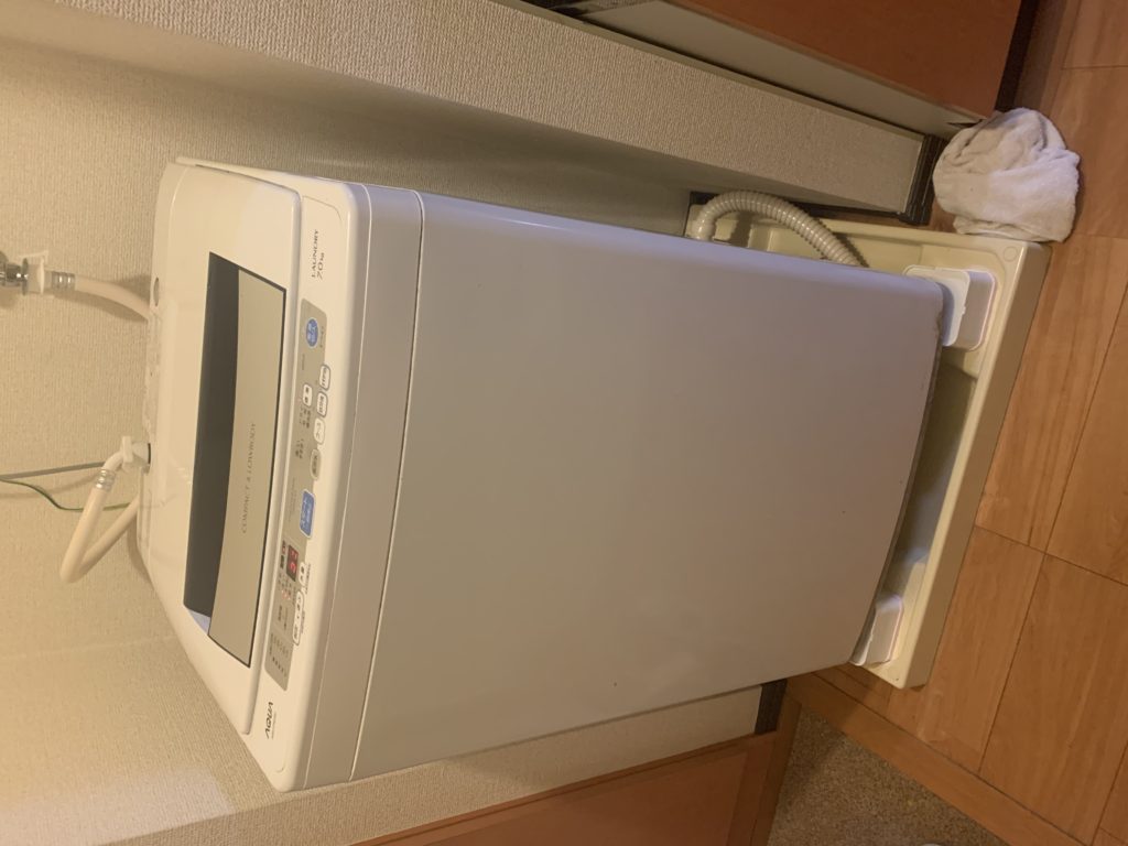さいたま市北区 洗濯機取り付け 基本料2980円 AQUA 過去の事例【みらいお水の110番】